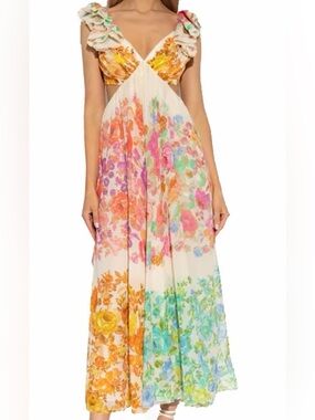 Brand new Women's Floral Summer Dress Colorful Flowers,